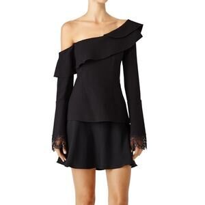 Nicholas Asymmetrical One Shoulder Blouse Top 6